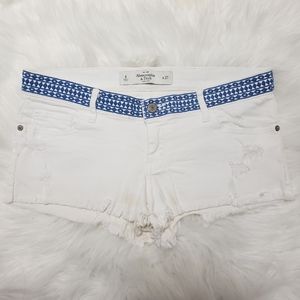Low Rise Denim Shorts